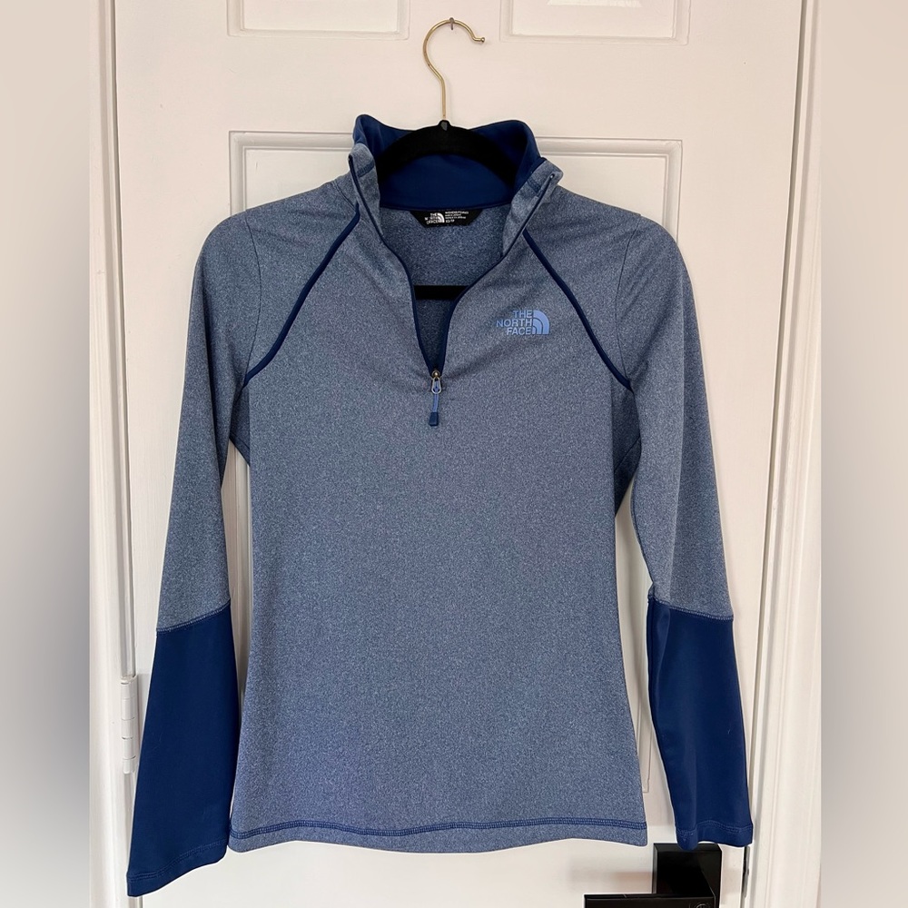 NorthFace longsleeve 3/4 zip